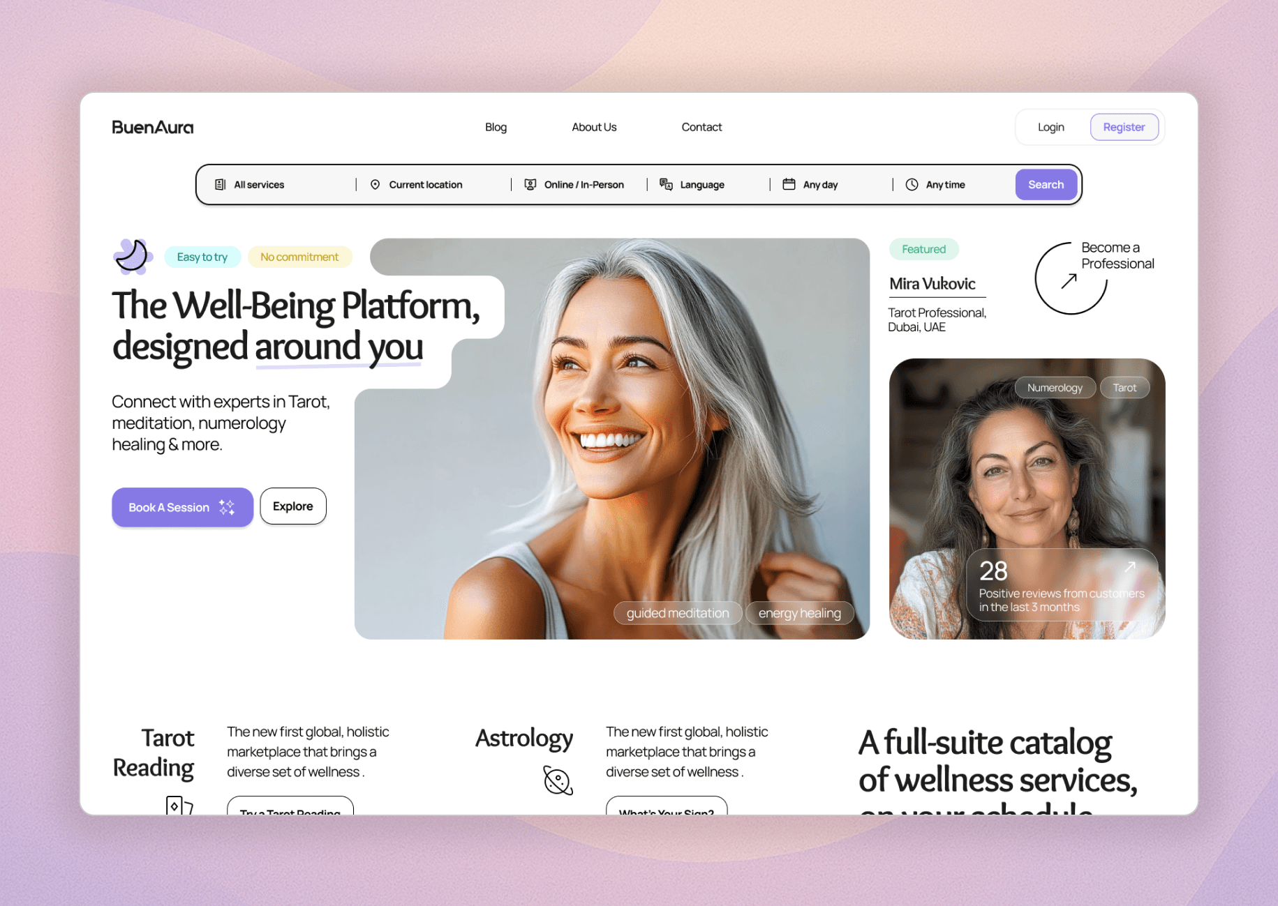 BuenAura project showcase